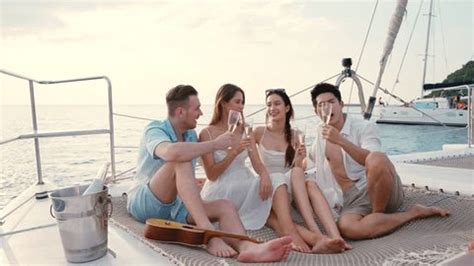 Group Business Friends Together Celebrating Enjoying Stock Footage Video (100% Royalty-free ...