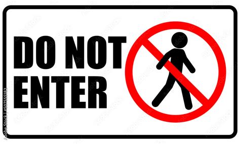 Do Not Enter Sticker template design, restricted Area Authorized Personnel Only Symbol Warning ...