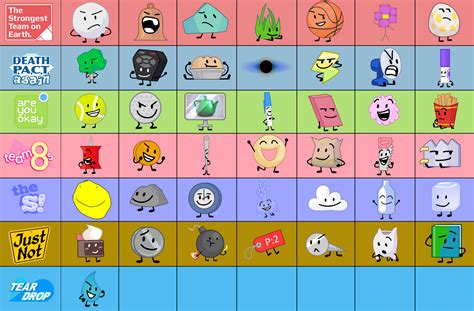 BFDI TPOT Intro Contestant Cast in Teams Alt 3 by Abbysek on DeviantArt