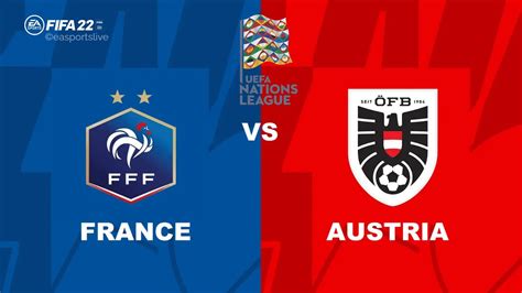 France vs Austria Uefa Nation league Preview match liveFIFA22 Ps - YouTube