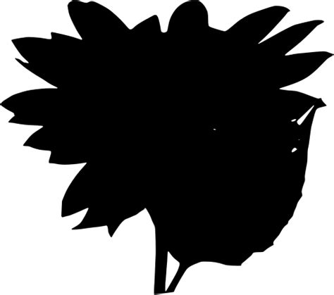 SVG > tournesol dessin au trait fleur - Image et icône SVG gratuite. | SVG Silh