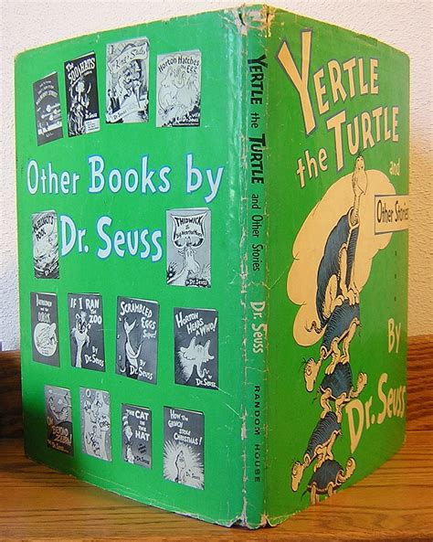 BIBLIO | Yertle the Turtle and Other Stories by Dr. Seuss | Hardcover ...