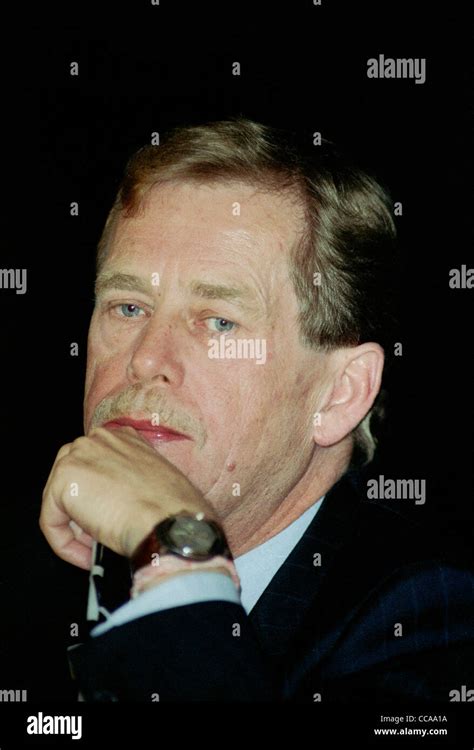 VACLAV HAVEL PRESIDENT OF CZECHOSLAVAKIA 31 May 1992 Stock Photo - Alamy