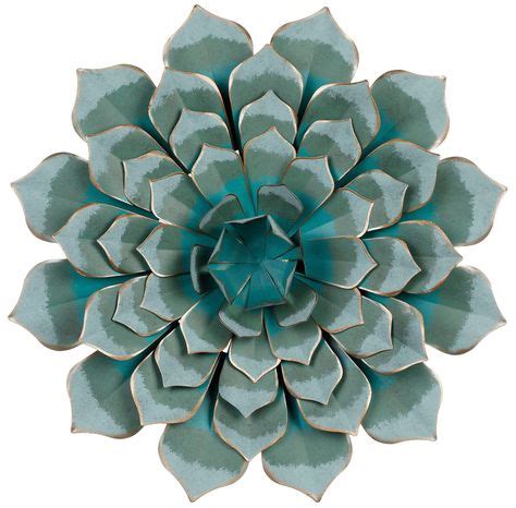 24" Succulent Metal Wall Art - Green-green-4439032423600 | Metal wall art, Wall art, Metal walls