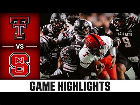 Texas Tech vs. NC State Football Highlights (2022) - Win Big Sports