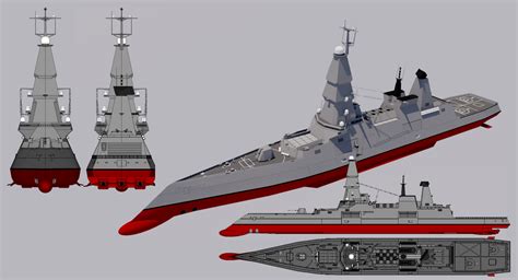 Conqueror-class Guided Missile Cruiser by TheoComm on DeviantArt