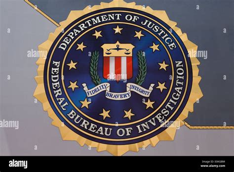 Fbi logo hi-res stock photography and images - Alamy