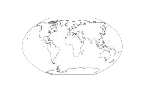 Blank World Map Picture coloring page - Download, Print or Color Online for Free