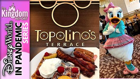 Topolino's Terrace Character Breakfast | Disney World Dining Review - YouTube