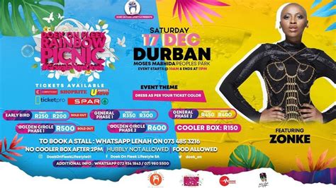 Doek On Fleek Rainbow Picnic Durban #usukulwesigameko | Peoples Park ...