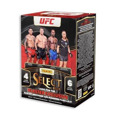 2023 Panini Ufc Select Ultimate Fighting Trading Card Blaster Box : Target