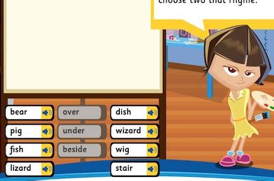 Words and Pictures: Rhyme Time Game - Educational Games For Kids