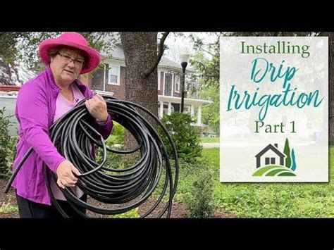 Installing Drip Irrigation Part 1- 💦🌸💦 | Drip irrigation, Irrigation ...