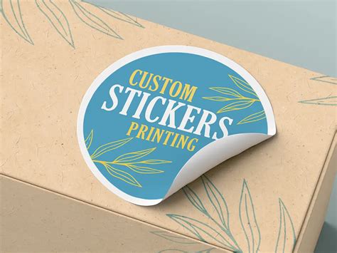 Custom Stickers Printed | Express digital printing of labels in custom shape