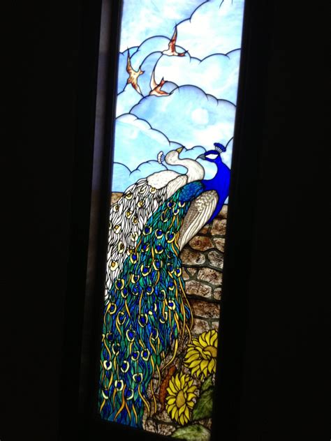 Peacock stained glass | Stained glass, Stained glasses, Glass art