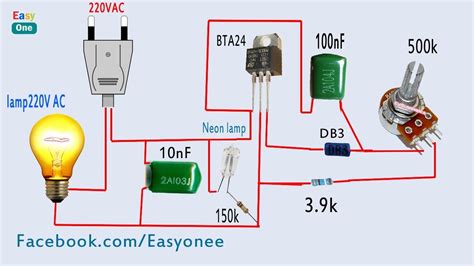 220v Light Dimmer Circuit Diagram