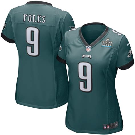 Nike Nick Foles Philadelphia Eagles Women's Green Super Bowl LII Bound Game Jersey