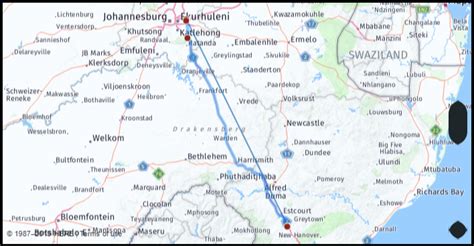 What is the driving distance from Benoni South Africa to Mooi River South Africa? Google Maps ...