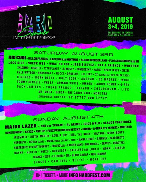 Festival: HARD Summer Music Festival – Los Angeles, Calif. tickets and ...