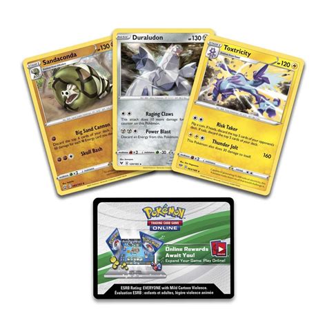 Pokémon TCG: Knock Out Collection (Toxtricity, Duraludon & Sandaconda) | Pokémon Center UK ...