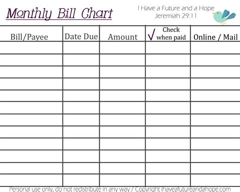 tracking your bills with a monthly bill calendar got it from my momma ...