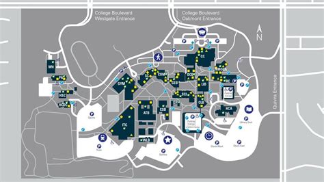 Campus Map and Parking Areas | Campus map, Interior design history, Map