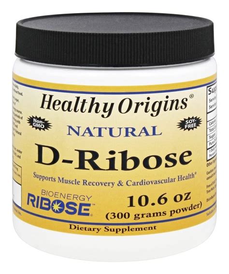 Natural D Ribose - 10.6 oz.Healthy Origins | D ribose, Healthy, Nutritional supplements