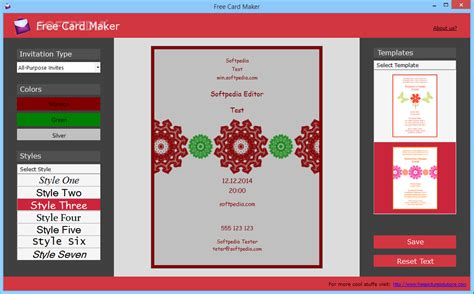 Free Card Maker 1.0.0.0 - Download, Review, Screenshots