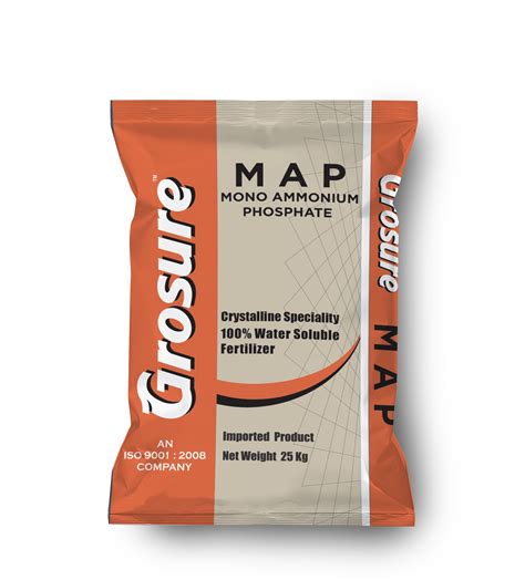 Grosure Mono Ammonium Phosphate (MAP) Fertilizers, Pack Size: 25kgs, For Agriculture, | ID ...