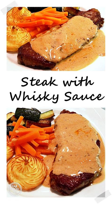 Steak with Whisky Sauce - simply divine! Fab Food 4 All | Steak sauce recipes, Recipes, Cooking ...