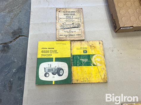 John Deere Manuals BigIron Auctions