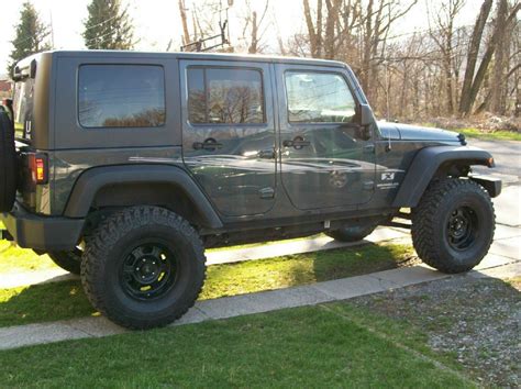 Jeep jk black steel wheels