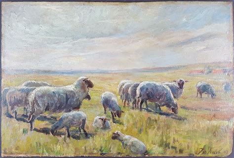 Sheep grazing | Painting, Modern oil painting, Sheep