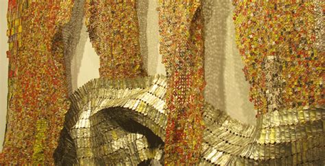 El Anatsui-Bottle Cap Art