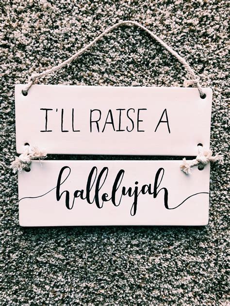 I'll Raise A Hallelujah Ceramic Tile Wall Decoration | Etsy | Handcrafted art, Handcraft ...