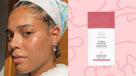 Drunk Elephant Blush Review: We Tried Drunk Elephant O-Bloos Rosi Drops on Five Skin Tones | Glamour