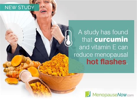 Study: Curcumin and Vitamin E Shown to Reduce Hot Flashes