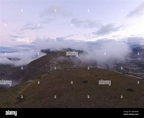 Aerial drone Photos of a mountain Stock Photo - Alamy