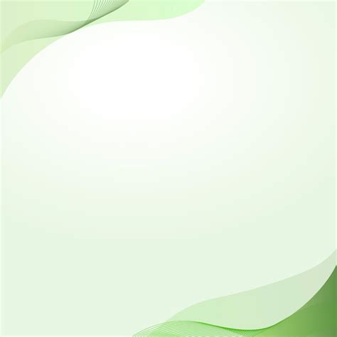 Free Vector | Green curve frame template vector