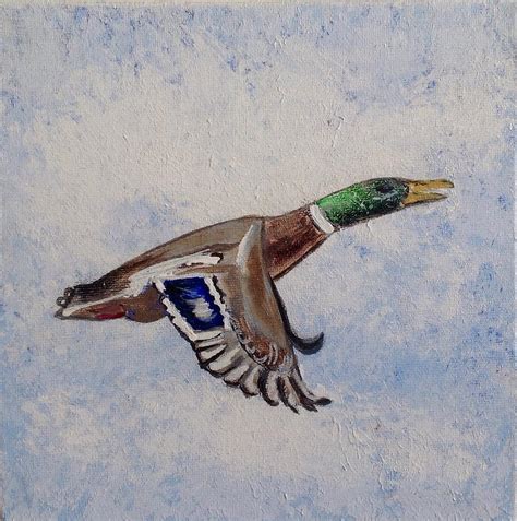 Flying Ducks 1 Painting by Mark James - Fine Art America