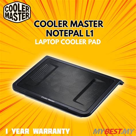 COOLER MASTER NOTEPAL L1 LAPTOP COOLER PAD