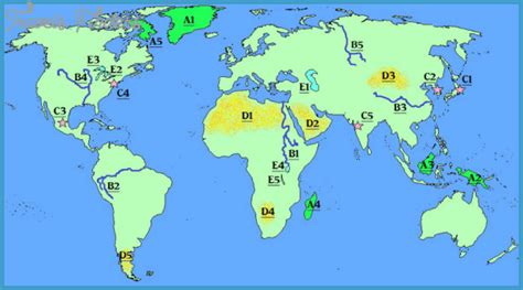 Antarctic Desert Map - TravelsFinders.Com