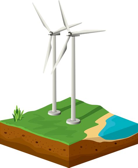 Wind turbines clipart. Free download transparent .PNG | Creazilla