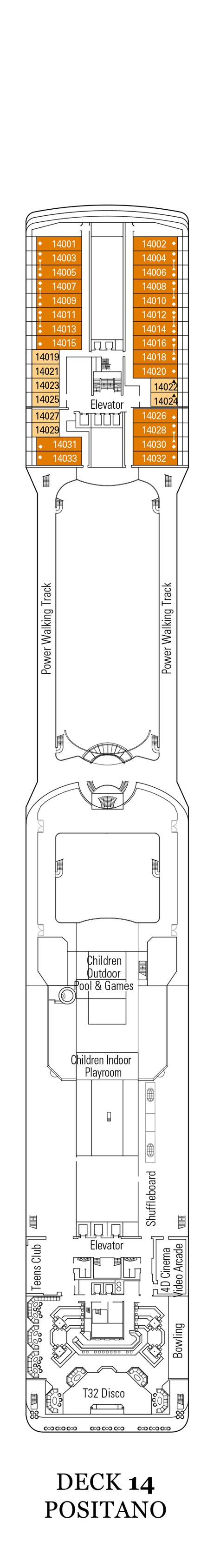 MSC Magnifica Deck Plans | CruiseInd