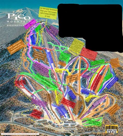 Here’s my honest trail map of Pico! I’m sorry if you are offended by the messiness of this thing ...