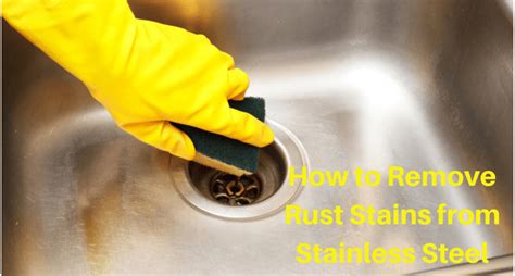 How to Remove Rust Stains from Stainless Steel | Miss Information