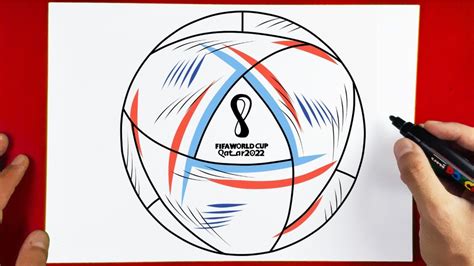 How to Draw World Cup Ball 2022 Qatar