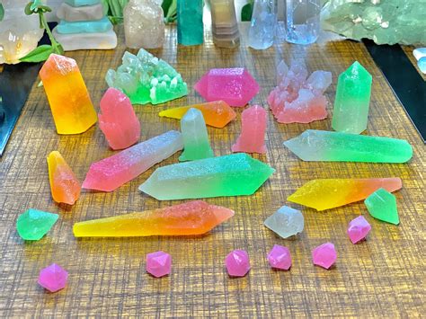 Crystal Gem Edible Crystals JUST GEMS & CLUSTERS - Etsy