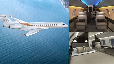 The newly unveiled Bombardier Global 8000 ultra-long-range business jet is the fastest civil ...