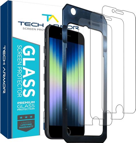 Tech Armor Ballistic Glass Screen Protector Designed for Apple NEW iPhone... – compod geek store